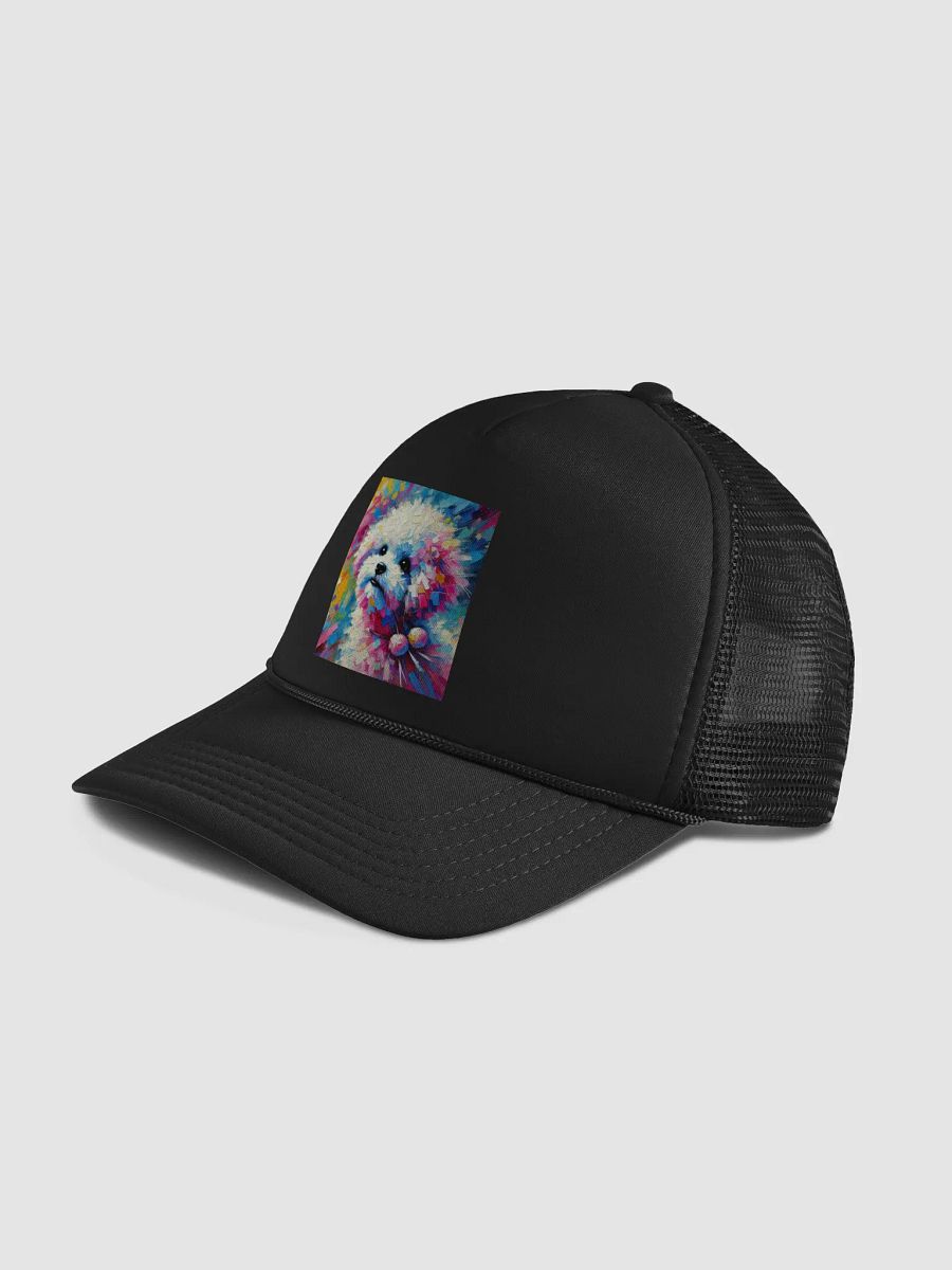 Whimsical Pup Painted Foam Trucker Hat product image (4)