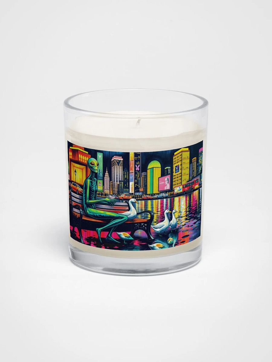 Neon City Alien Soy Candle product image (1)