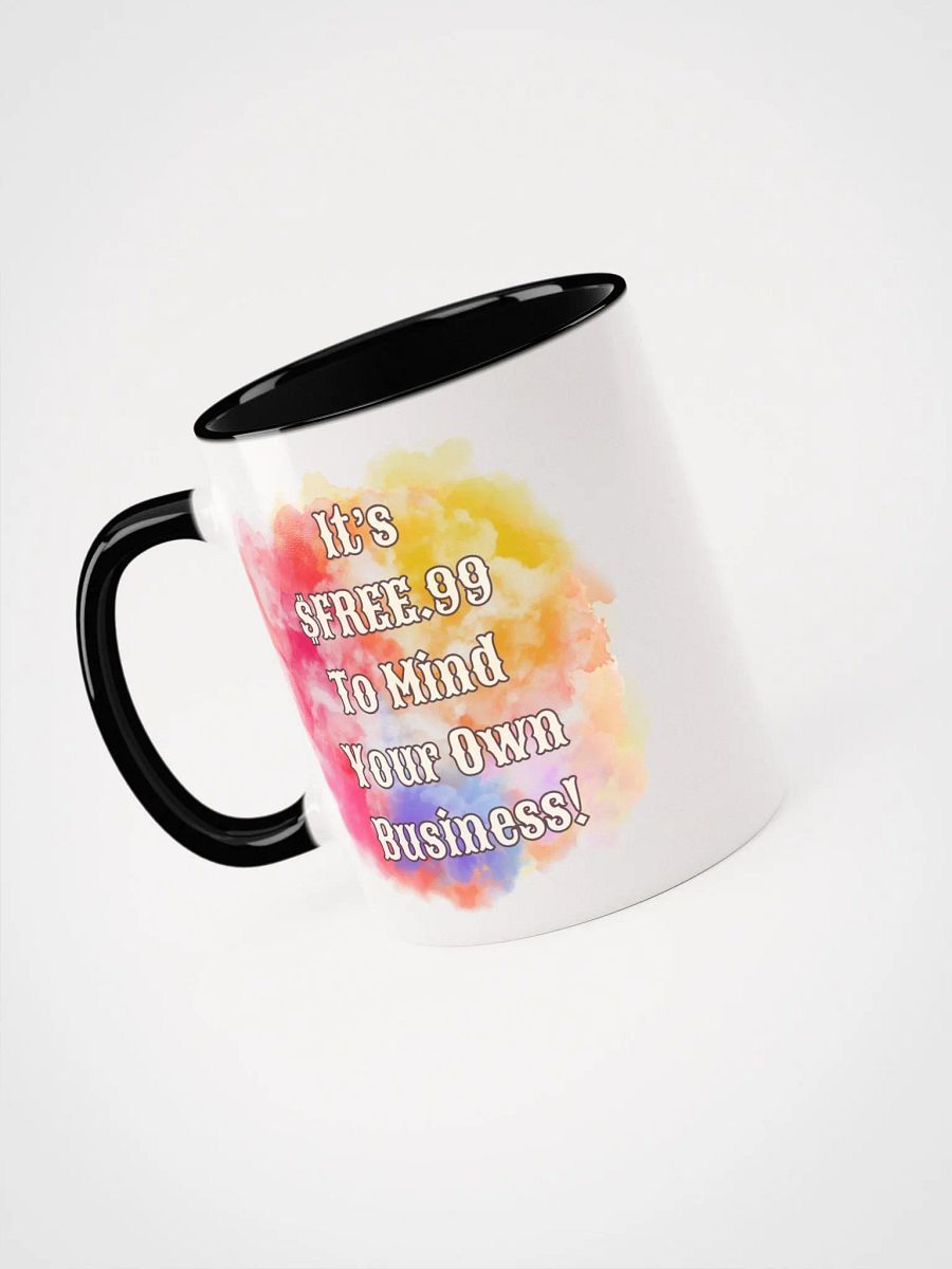 $FREE.99 Ceramic Mug with Color Inside product image (3)