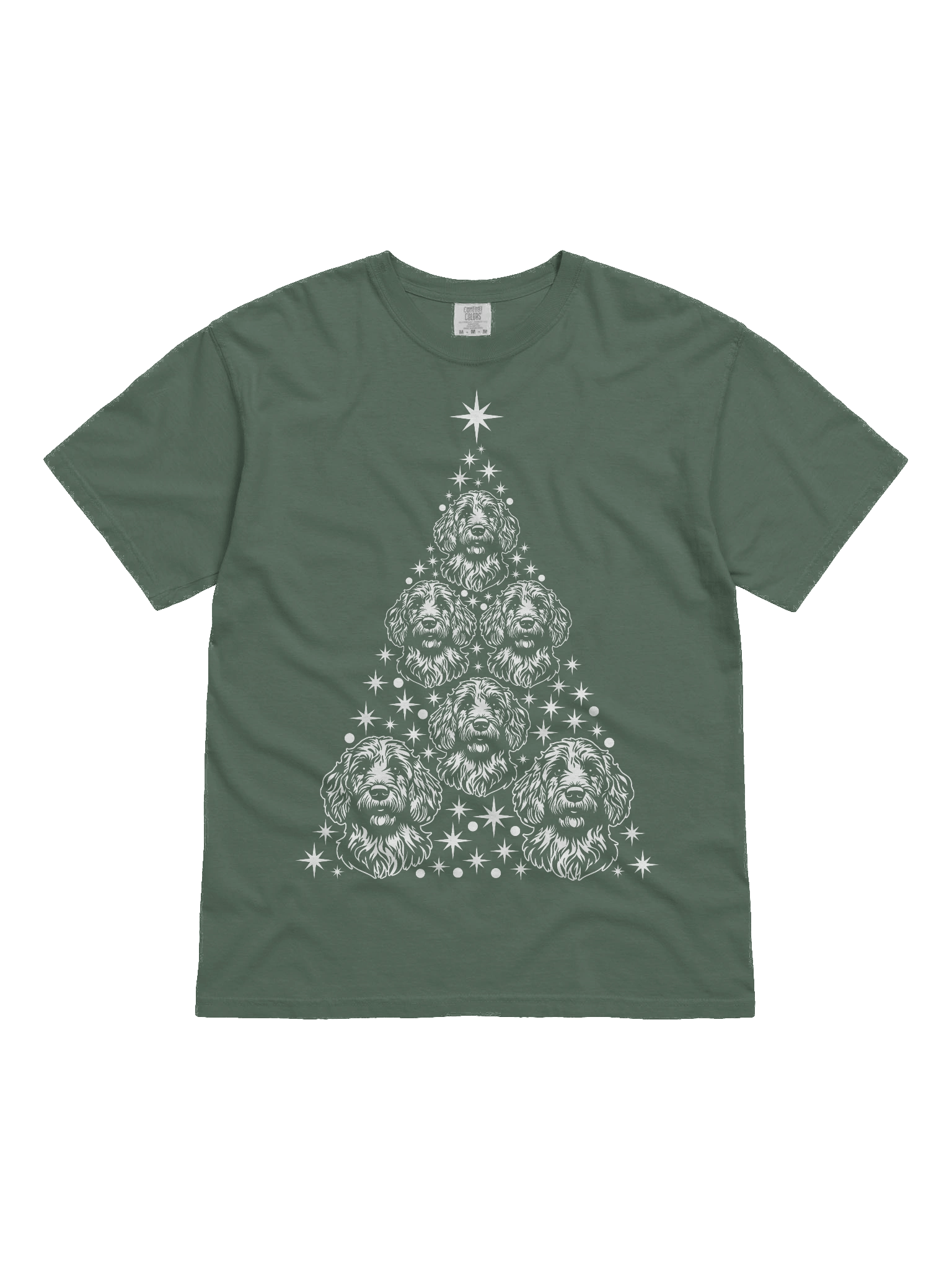 Labradoodle Christmas Tree T-Shirt product image (2)