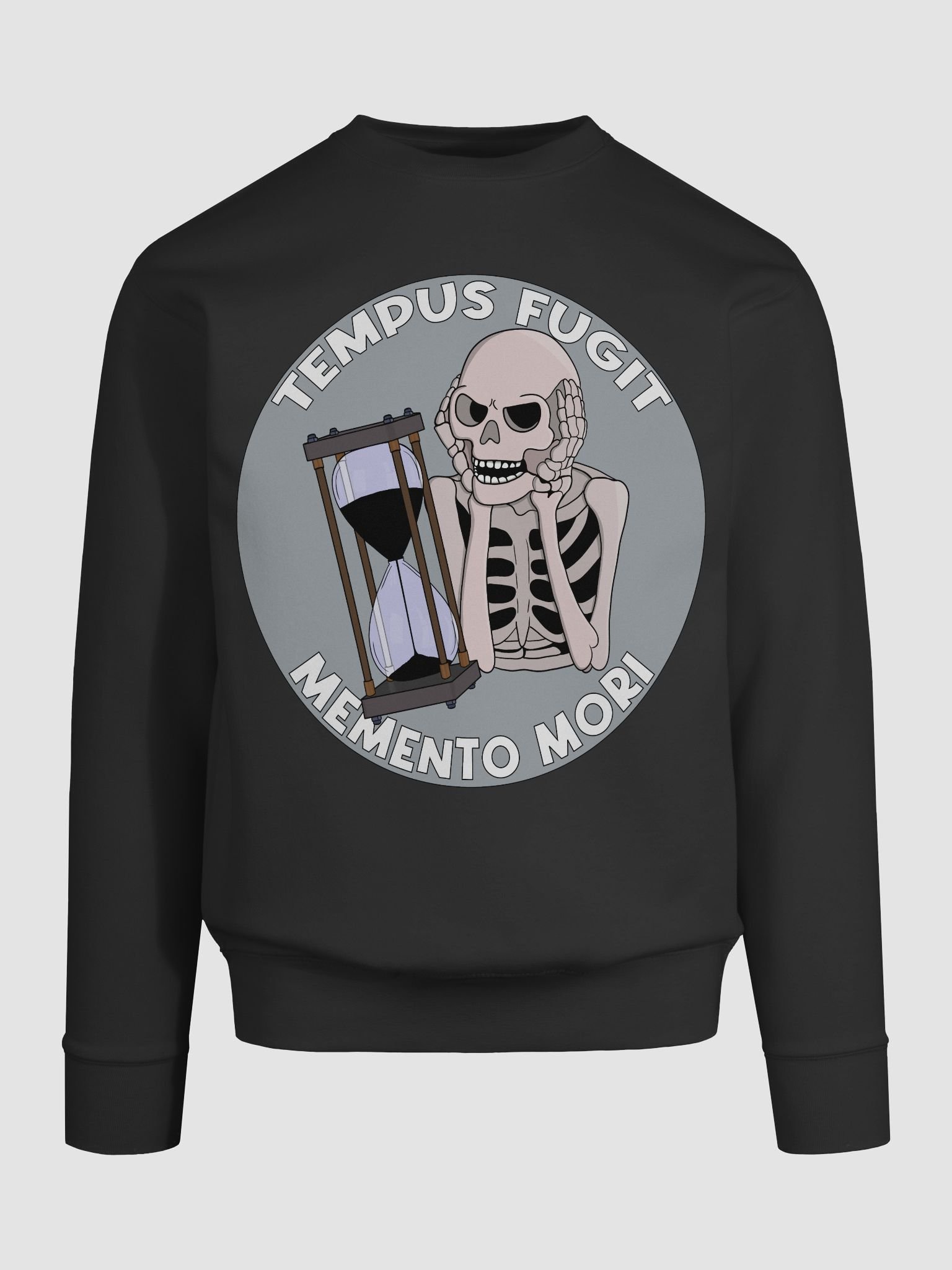 Tempus Fugit Skeleton Memento Mori Hourglass product image (9)