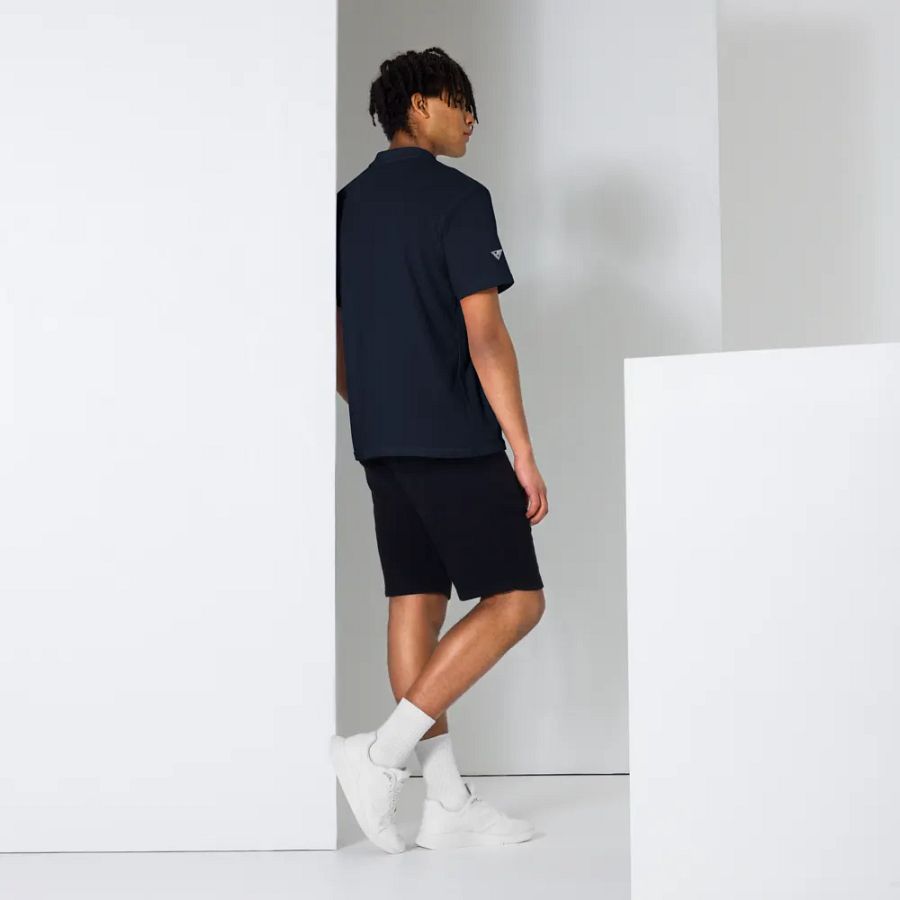 California Dreams Palm Tree Men Polo T-Shirt - Navy product image (3)