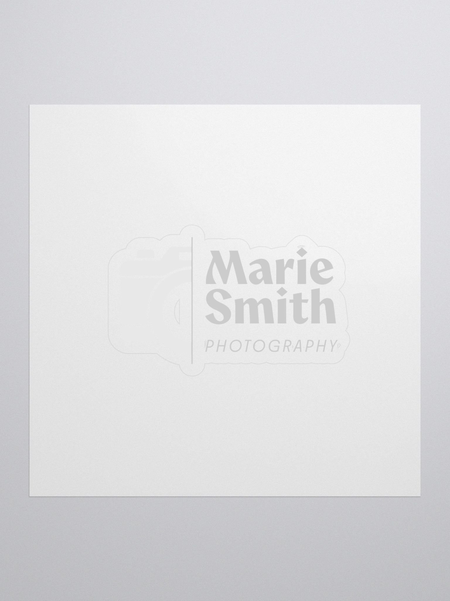 Marie Smith Photography Logo Kiss Cut Stickers product image (1)