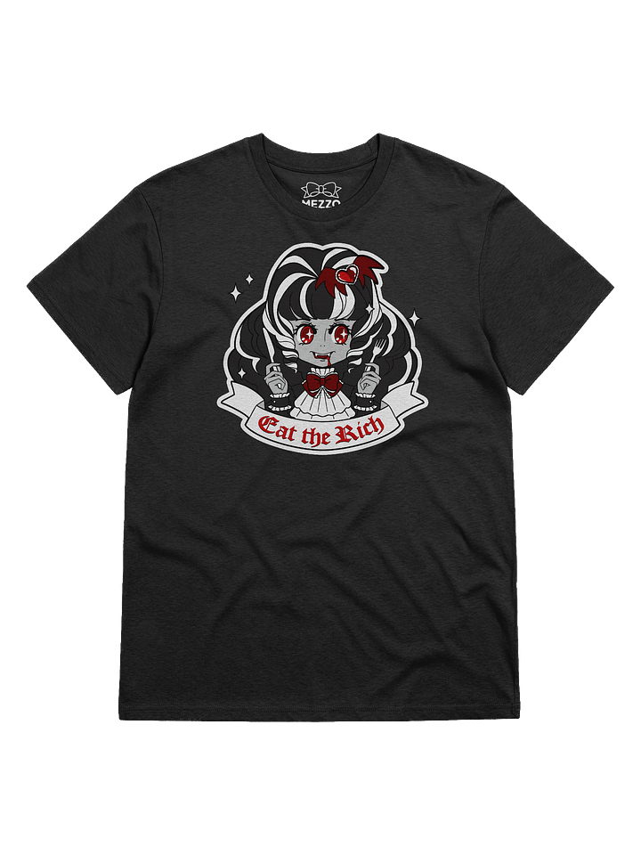 𝑬𝑼⧸𝑼𝑲 Eat the Rich (Black) organic cotton t-shirt product image (1)