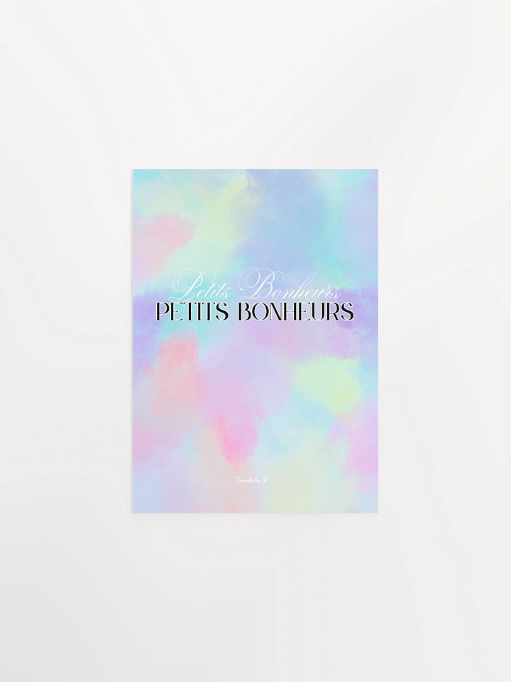 Poster Pastel Nuances de Lumière - Petits bonheurs - Cadeau Inspirant product image (2)