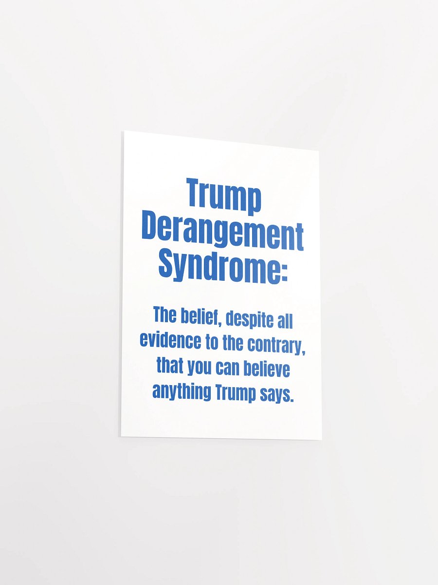 Trump Derangement Syndrome Poster product image (25)