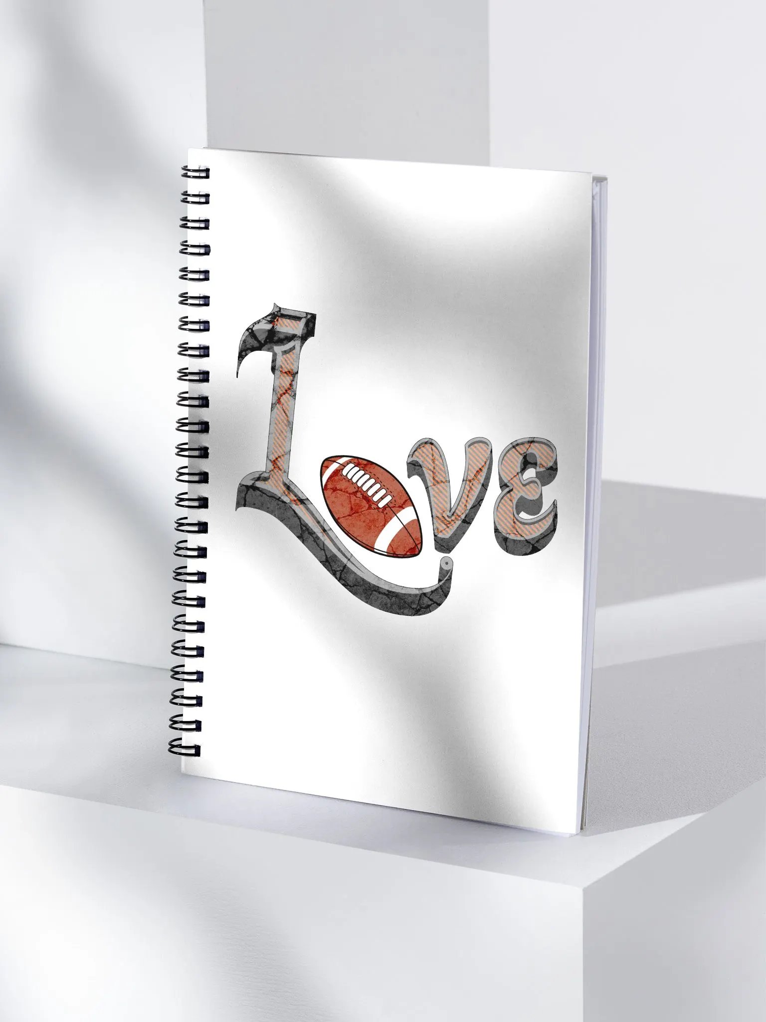 Love Football for the Game Notebook product image (3)