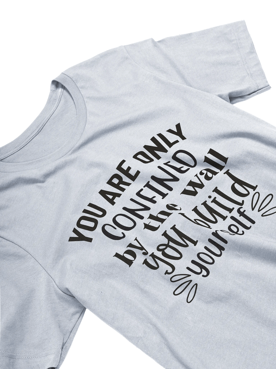 You Are Only Confined By The Wall You Build Yourself T-shirt product image (4)