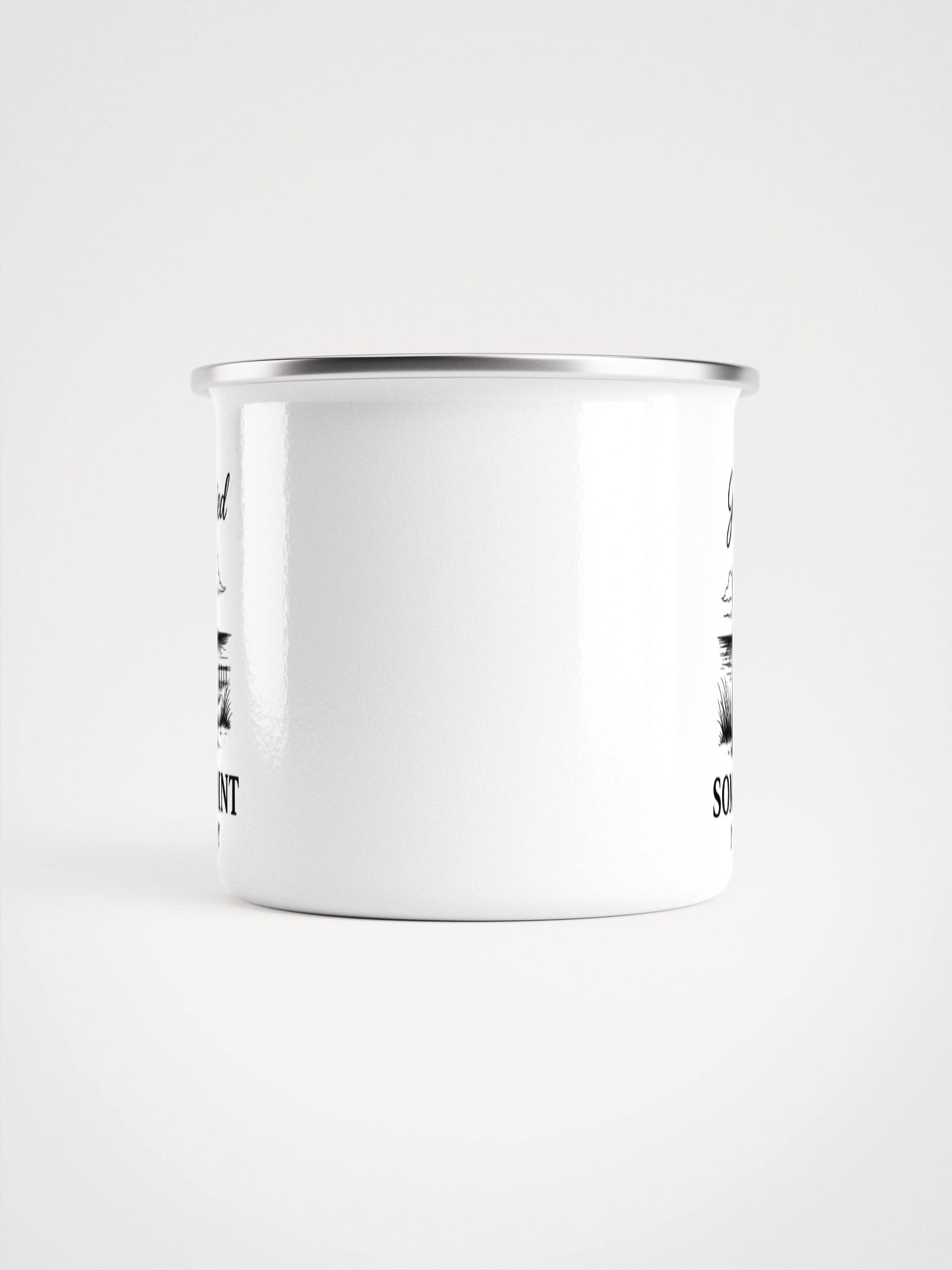 Somers Point NJ "Just Married" Enamel Wedding Mug product image (2)