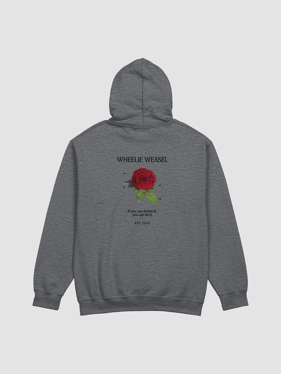 Red Rose Wheelie Weasel Hoodie product image (2)