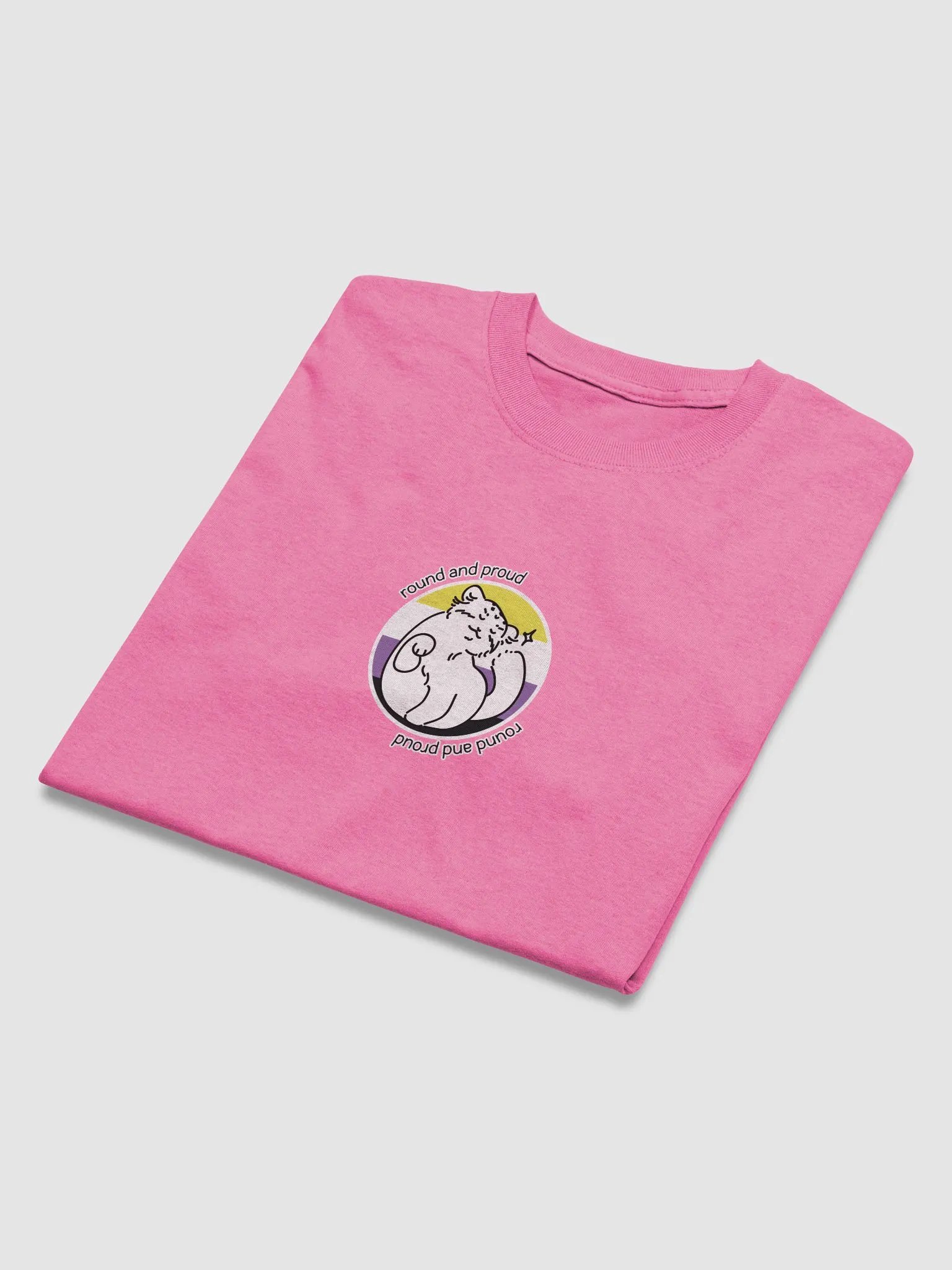 Round and Proud Manul Nonbinary Version - Gildan Unisex T-Shirt product image (38)