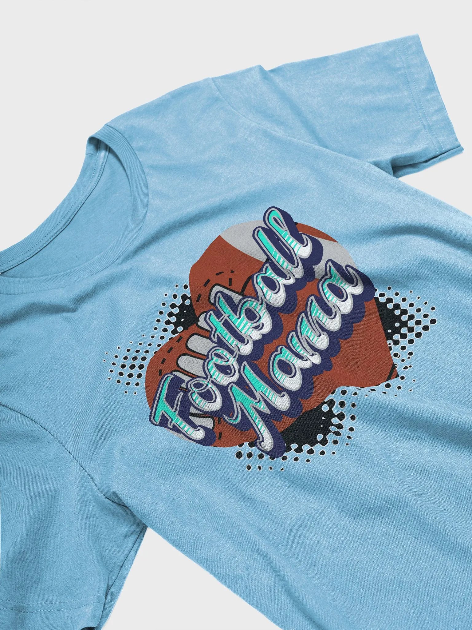 Mama Heart Football T-Shirt product image (2)