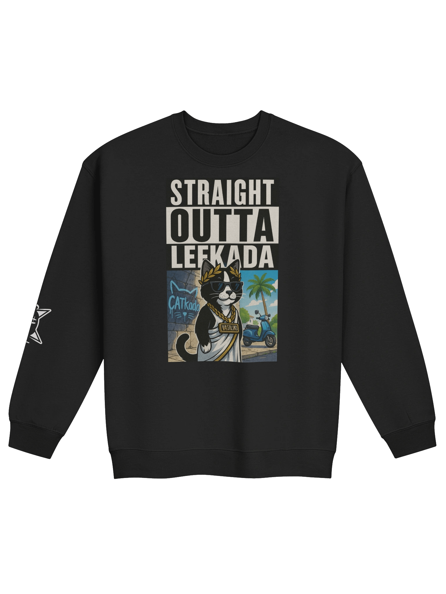 STRAIGHT OUTTA LEFKADA CREWNECK product image (2)