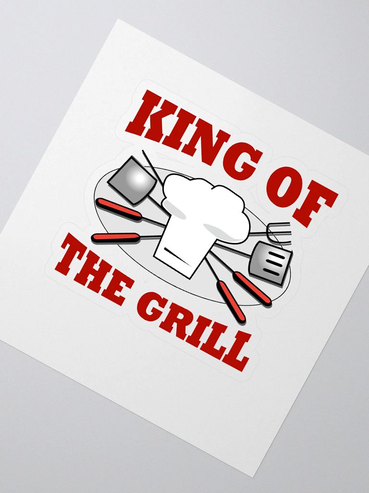 Grill Master Kiss Cut Stickers product image (2)
