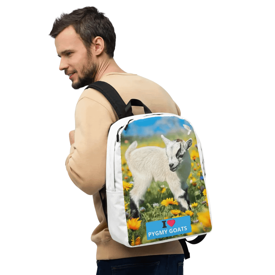 I LOVE PYGMY GOATS BACKPACK product image (10)