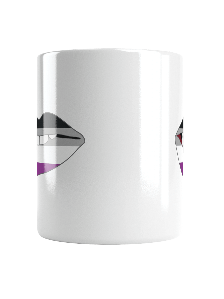 Asexual Pride Flag Biting Lips Mug product image (5)
