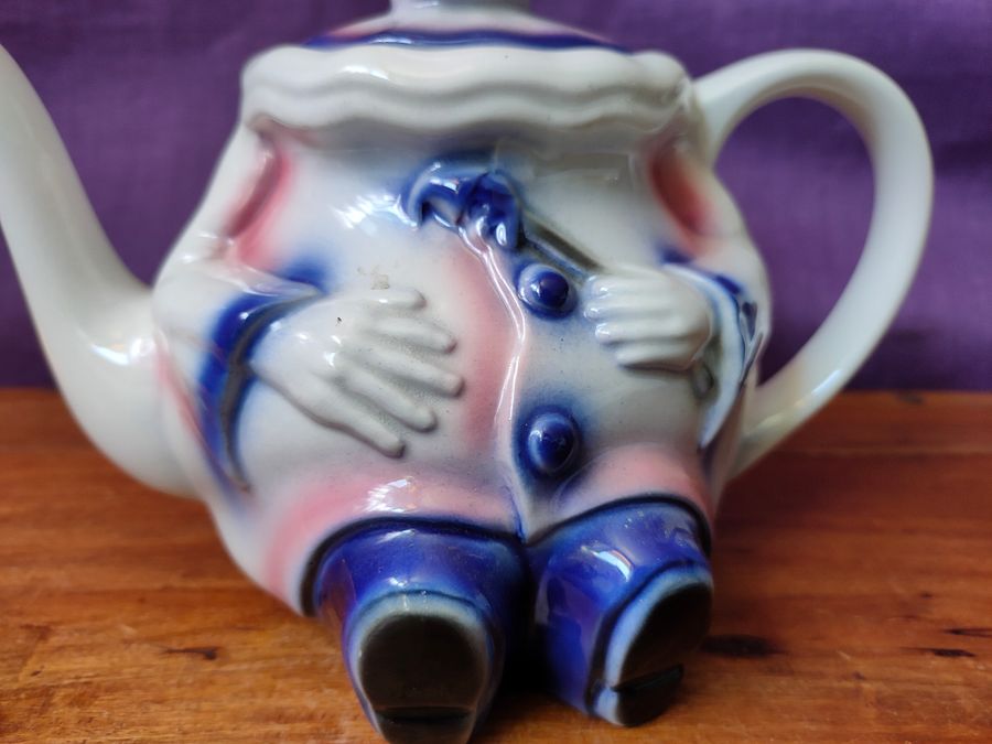 Bule vintage palhaço, cerâmica inglesa product image (4)