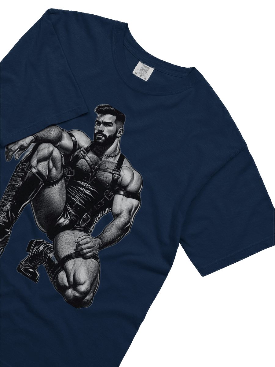 Gay Leather Top Man Leder Pride Daddy Tom of Finland Tribute Graphic DesignT-Shirt product image (37)