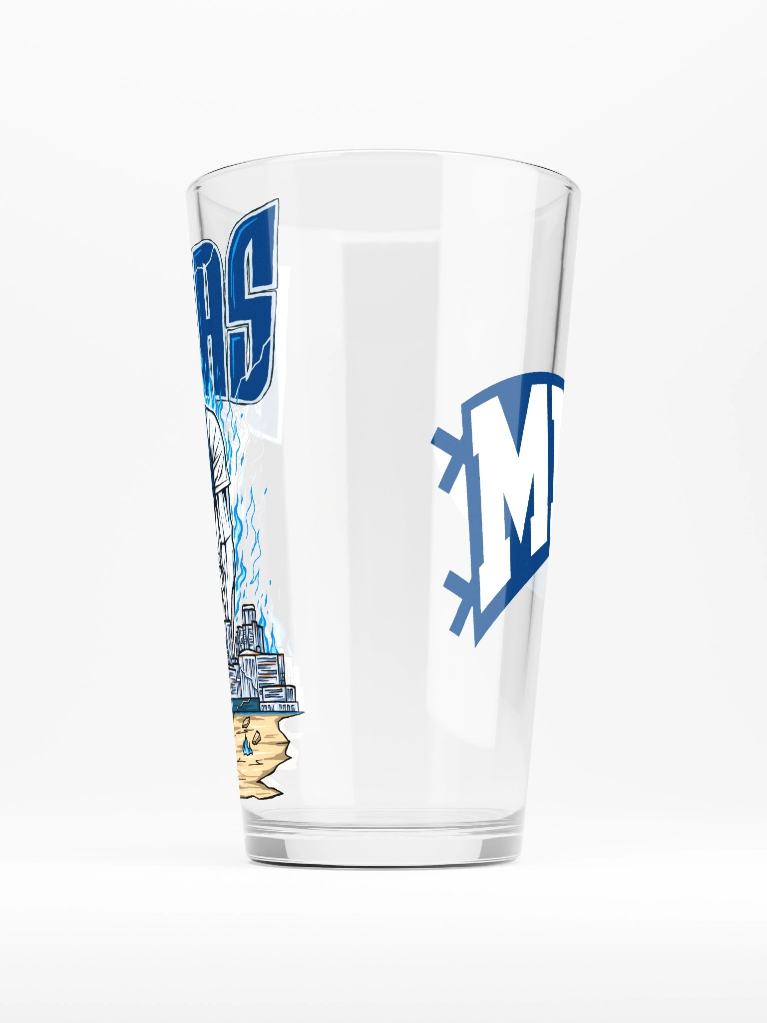 Dallas, Welcome to Basketball Pint Glass product image (3)