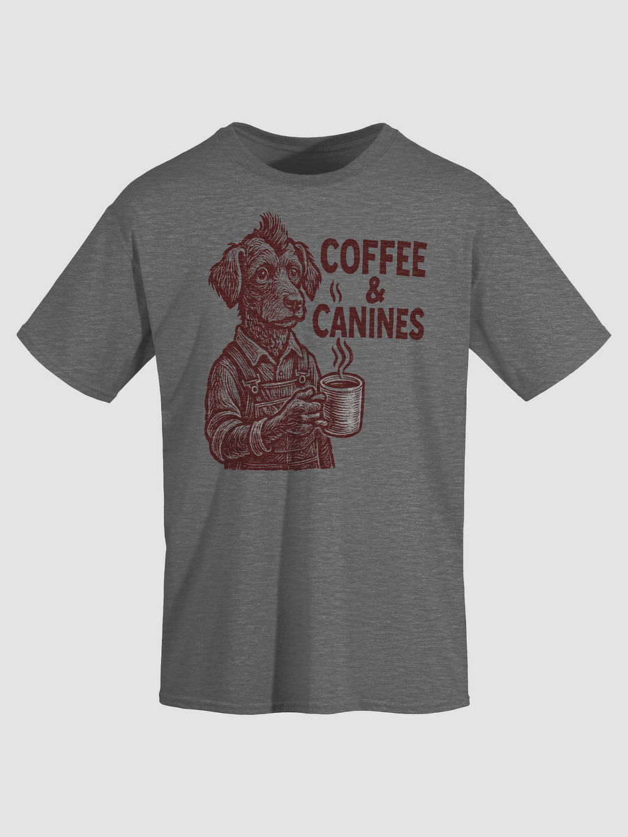 Coffee and Dogs Shirt – Funny Dog Lover Gift for Coffee Drinkers | Cute “Coffee & Canines” Tee for Pet Owners, Baristas, Dog Moms product image (3)