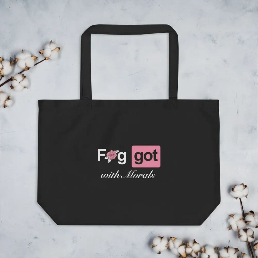 Faggot with Morals Tote Bag product image (3)