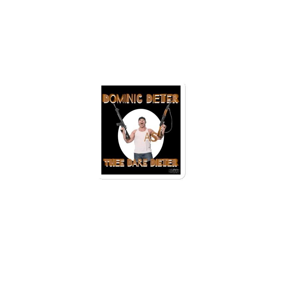 Dominic Dieter As Thee Dare Dieter 05 - Die-Cut Magnets product image (1)