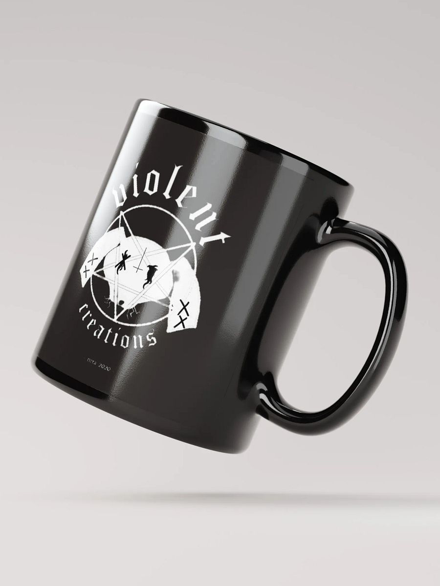 Black Metal Bunny Logo Coffee Mug product image (3)