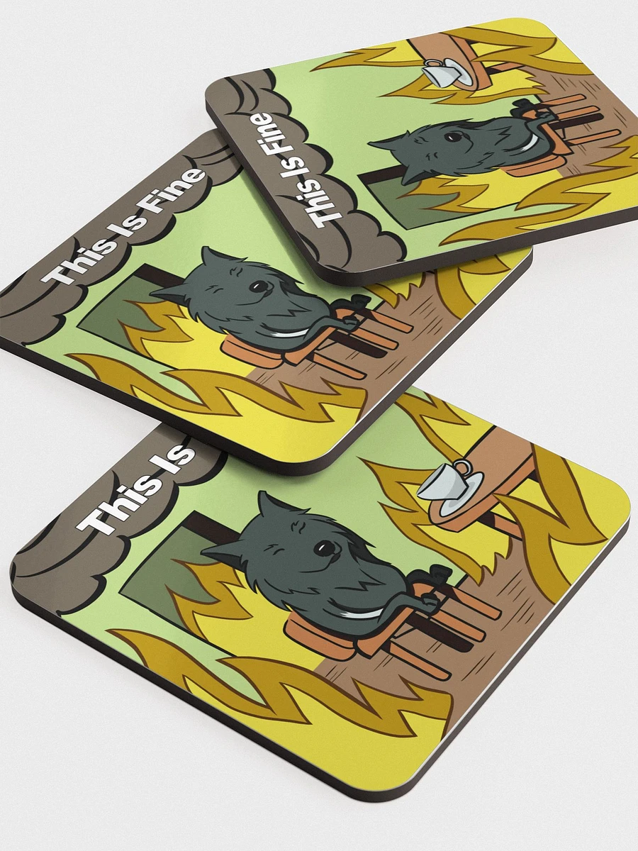 This Is Fine Coaster product image (5)