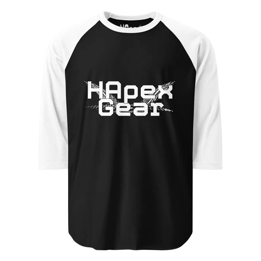 Fine Jersey Raglan Tee - White HApex Gear White Logo product image (1)