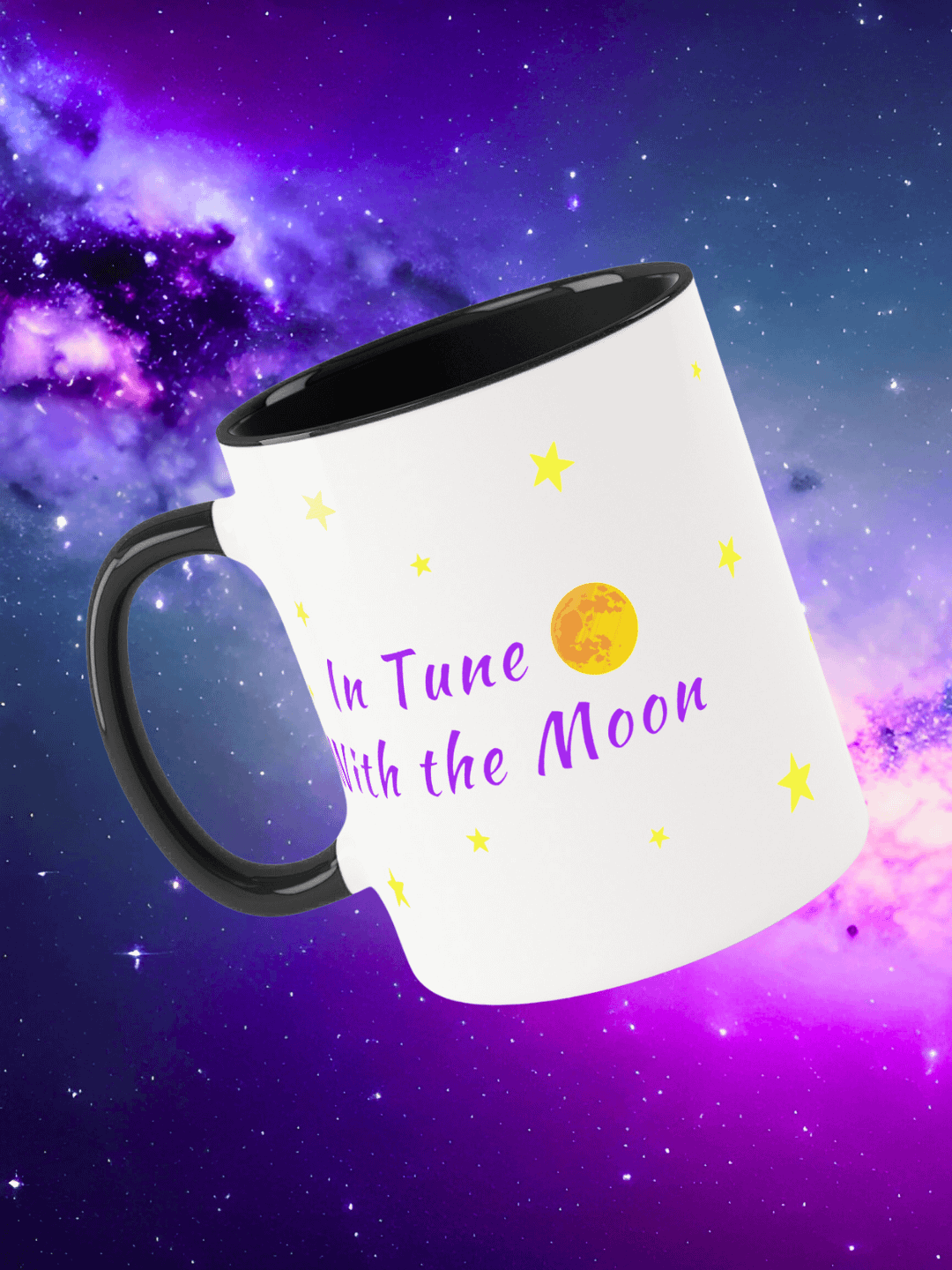 Triangle Ceramic Mug — In Tune With the Moon product image (1)