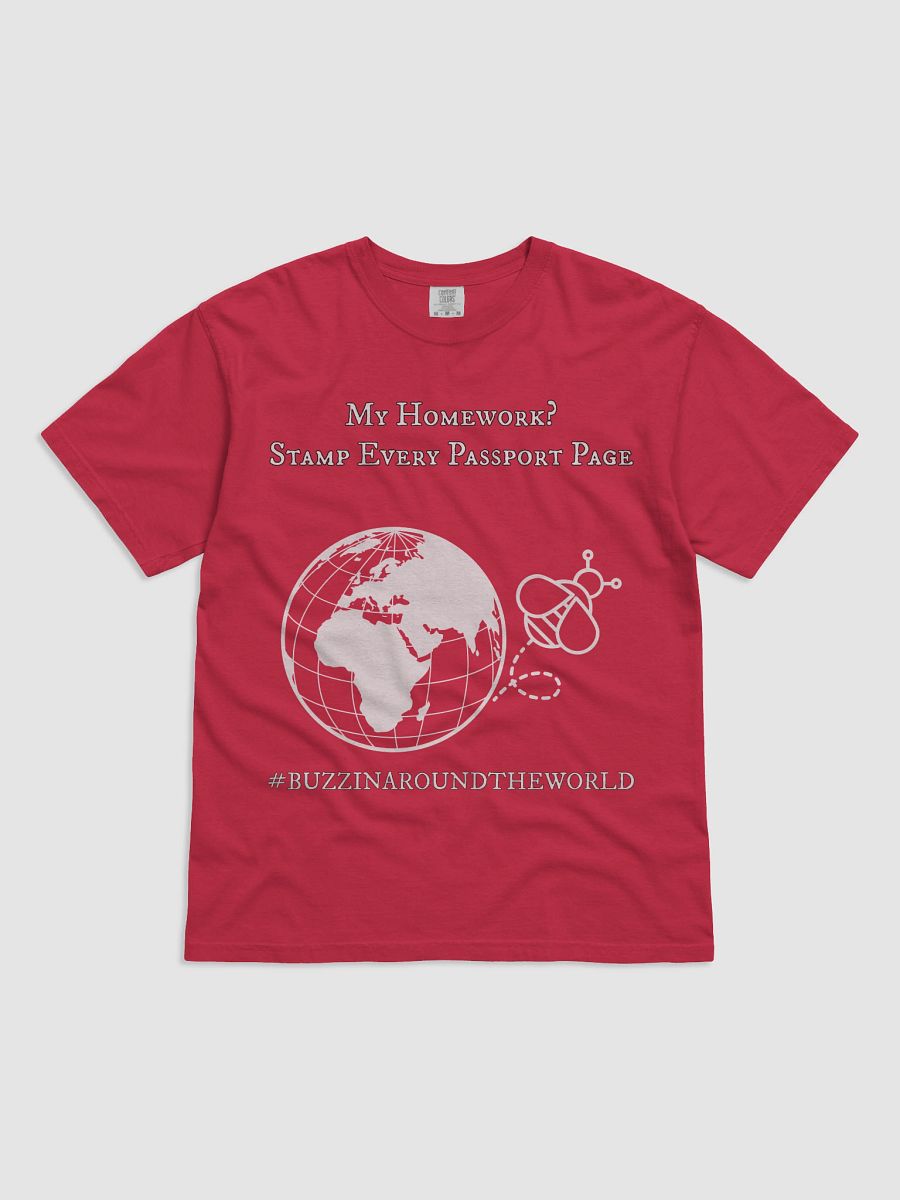 My Homework? Stamp Every Passport Page T-Shirt product image (1)