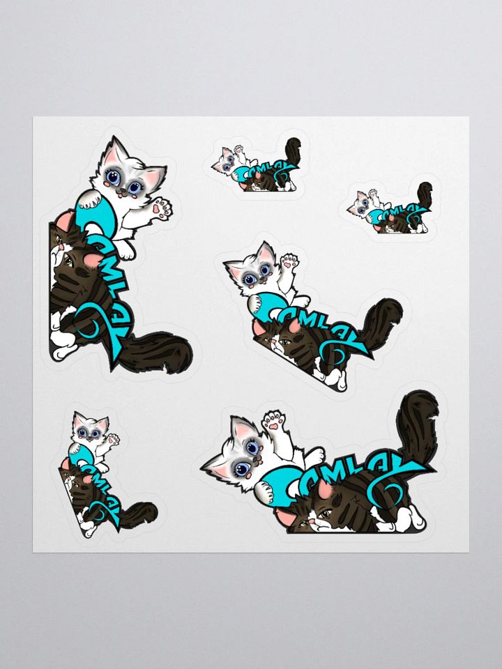 Kiss Cut Stickers: Luigi & Ariel Logo product image (1)