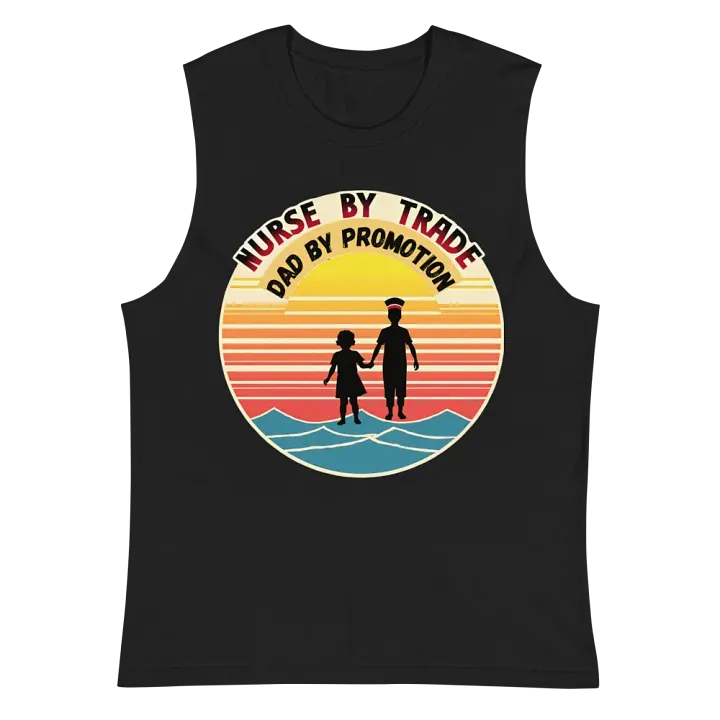 Nurse By Trade, Dad By Promotion Muscle Tank product image (3)