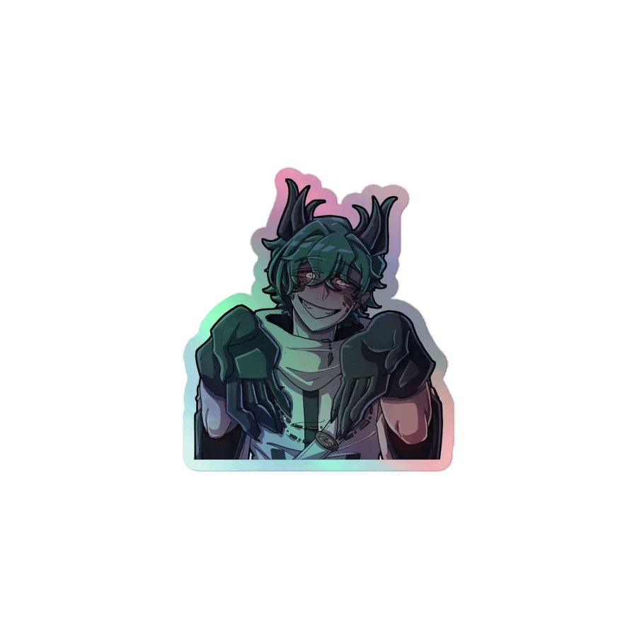 Cult mist holographic sticker product image (1)