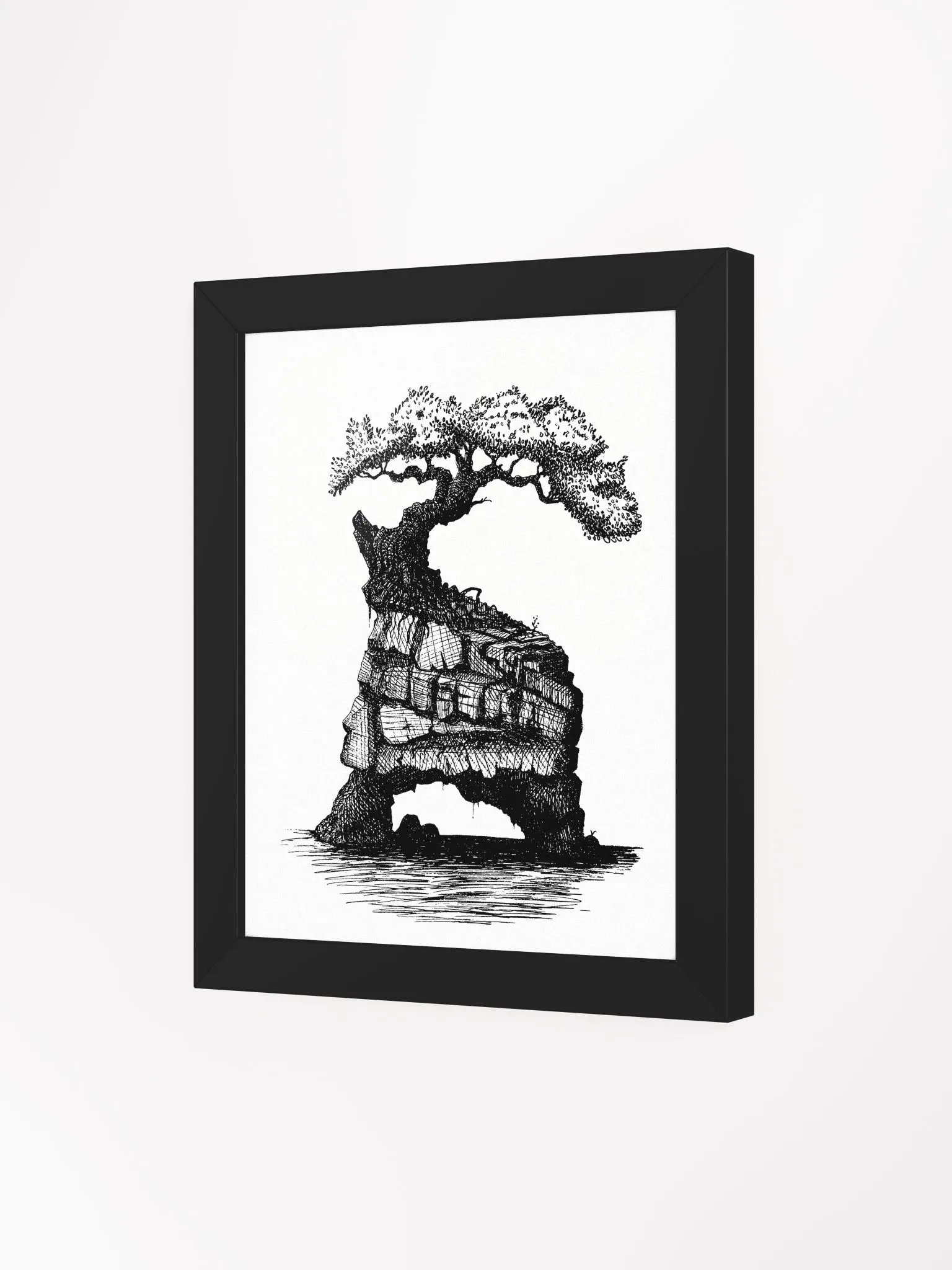 "A Rock" Framed Print product image (3)