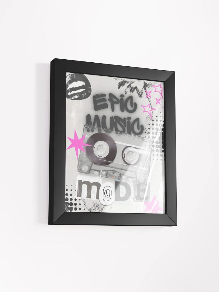 EPIC MUSIC MODE Framed poster product image (12)