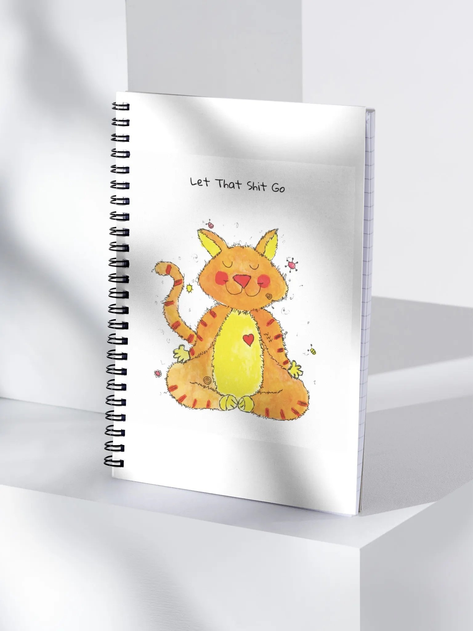 Ging Ging Meditating Cat Notebook product image (3)