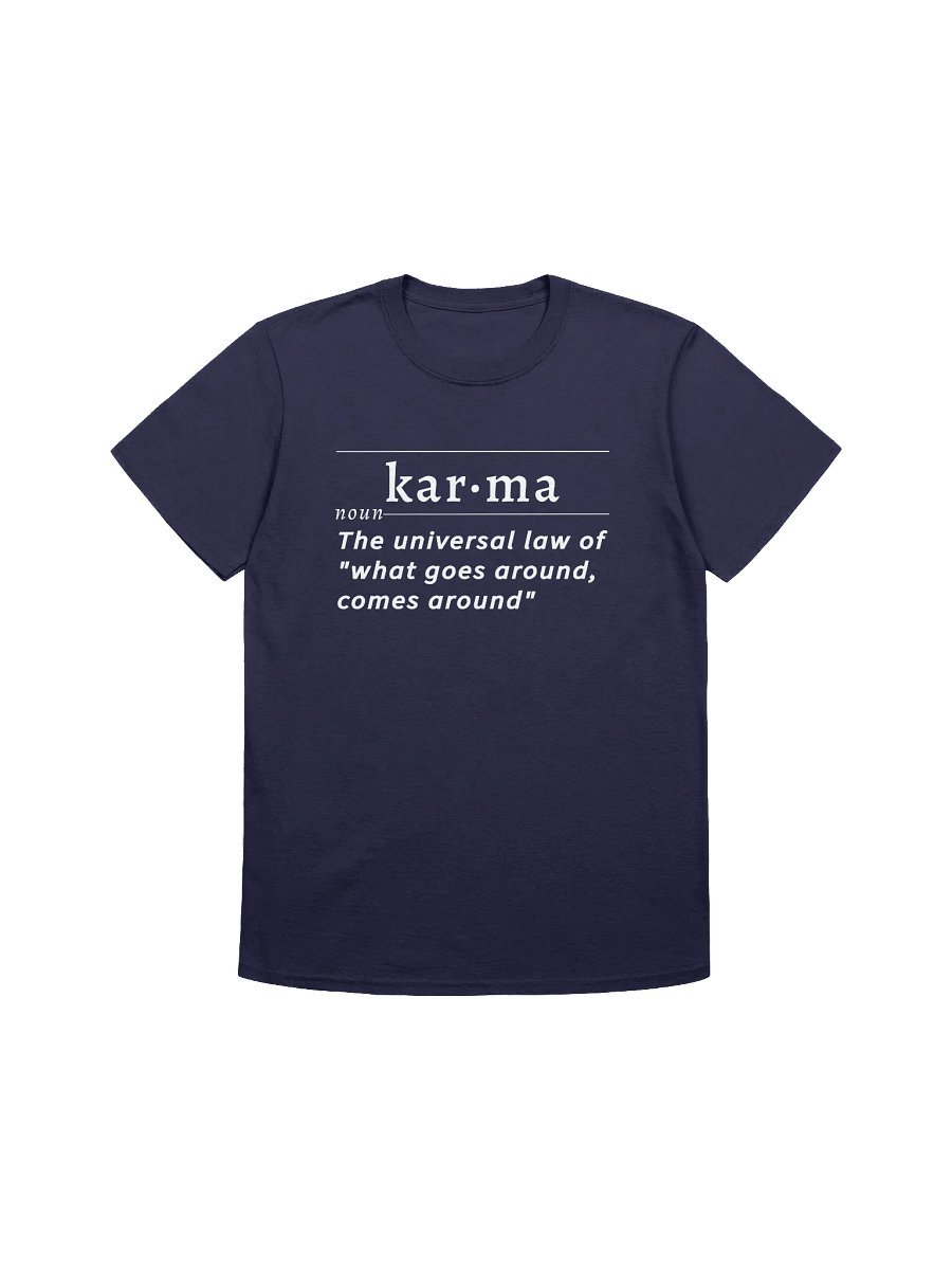 Karma Def Tee Unisex wht v1 product image (1)