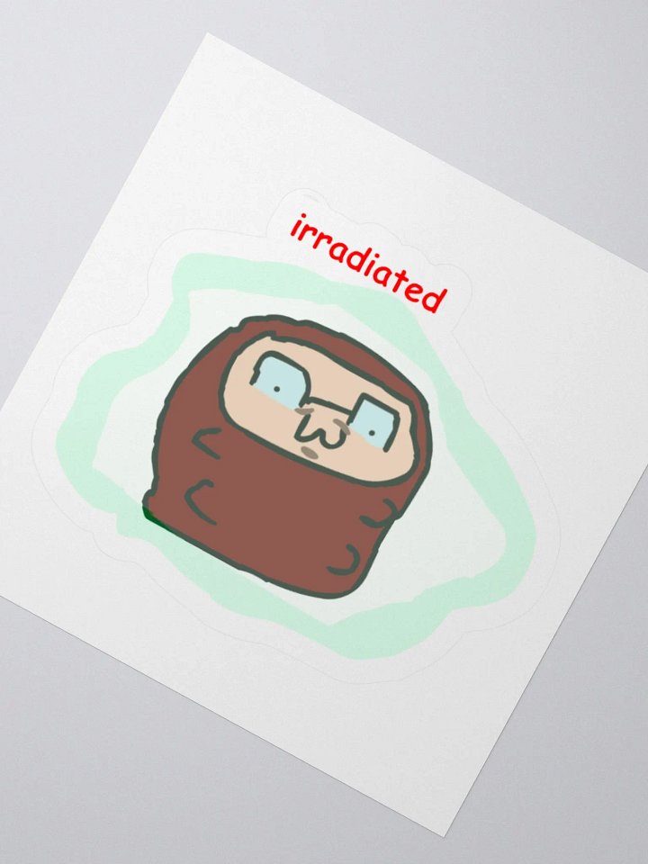 IRRADIATED MALCOLM STICKER product image (4)