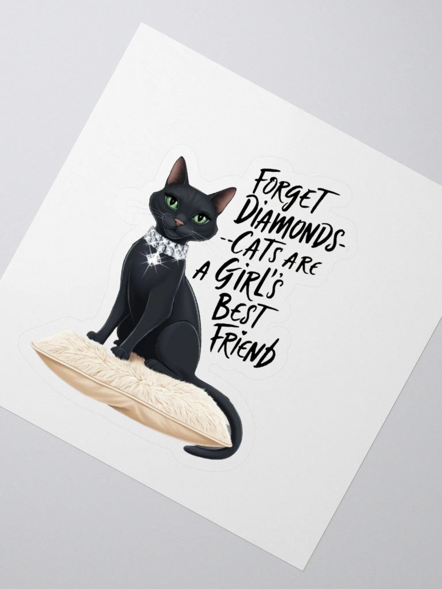 Purr-fectly Sparkling Cat Stickers product image (2)