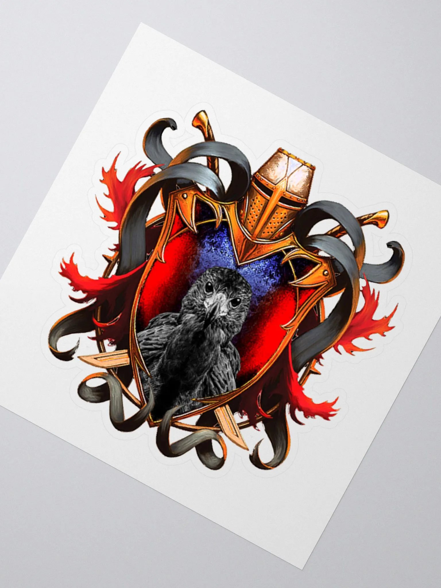 KoS - Kiss Cut Stickers with Crest product image (2)