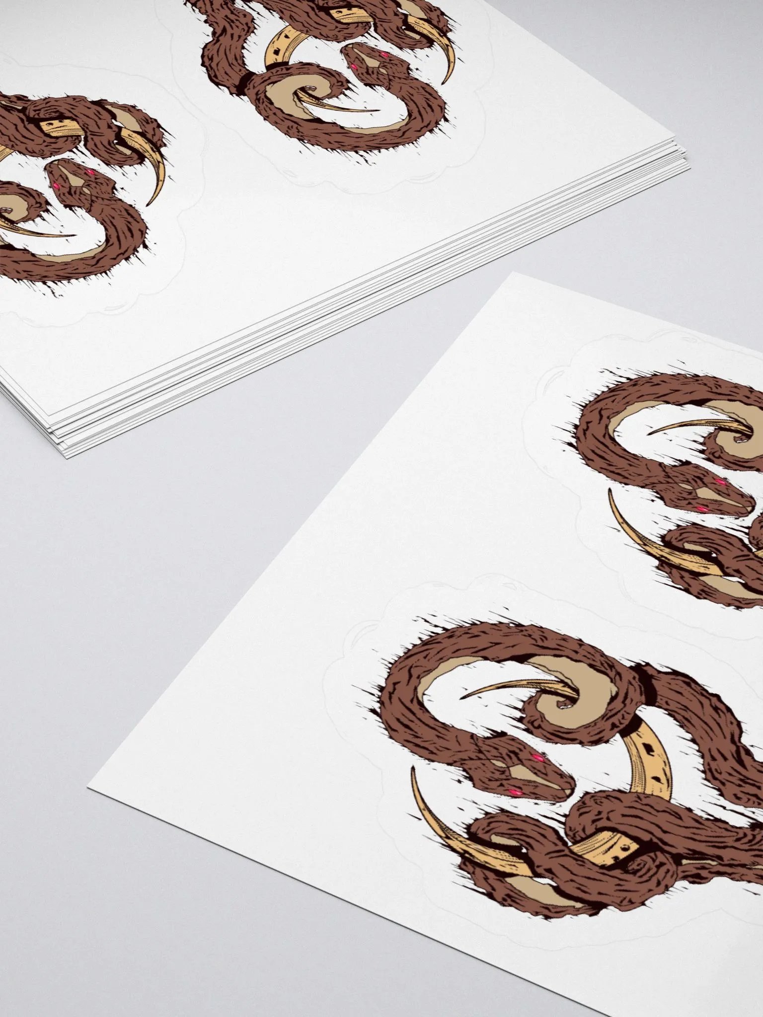 WDSNK - Wood Snake Full Color Sticker product image (11)