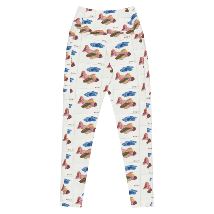 Kid Airplane (All-Over Print Leggings with Pockets) product image (5)