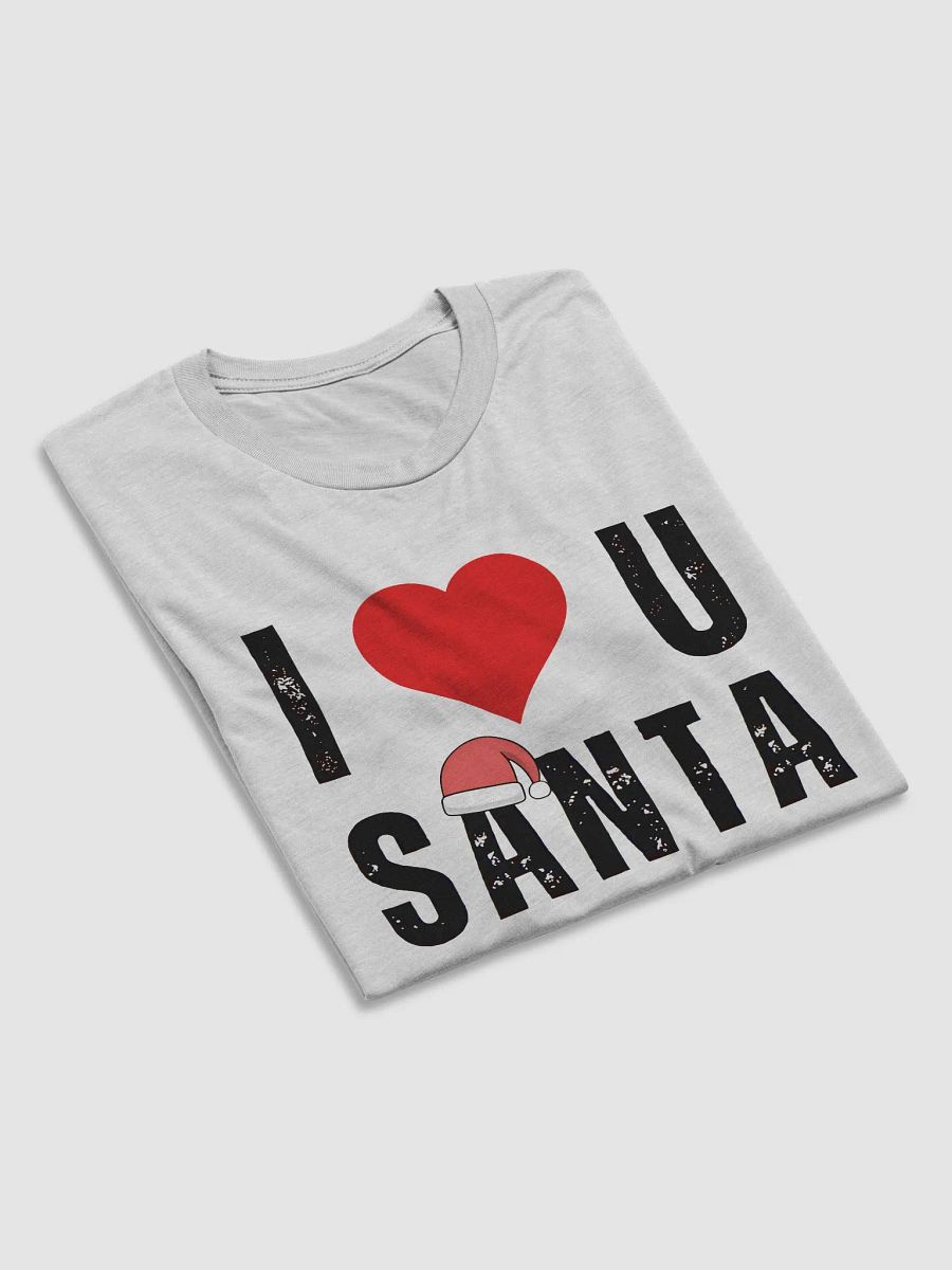 I love Santa Triblend Short Sleeve T-Shirt product image (59)