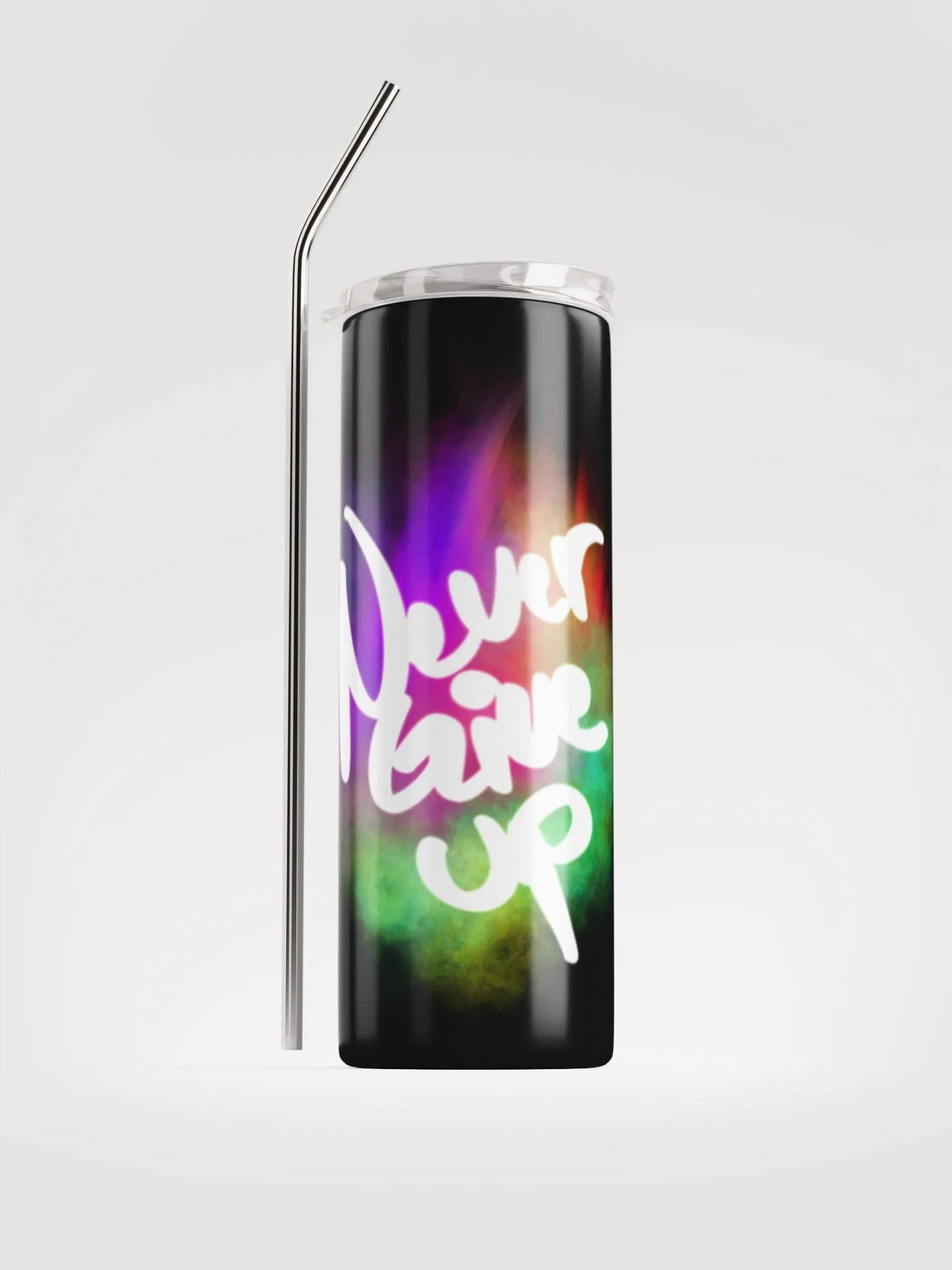 NEVER GIVE UP TUMBLER product image (1)