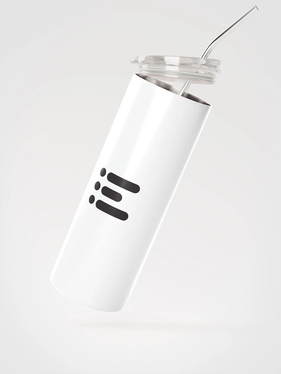 White Stainless Steel Tumbler product image (2)