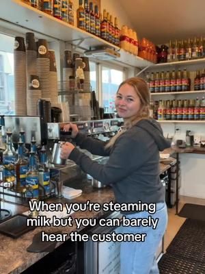 Im already so bad at hearing so adding the steaming of milk is just BAD 🤣