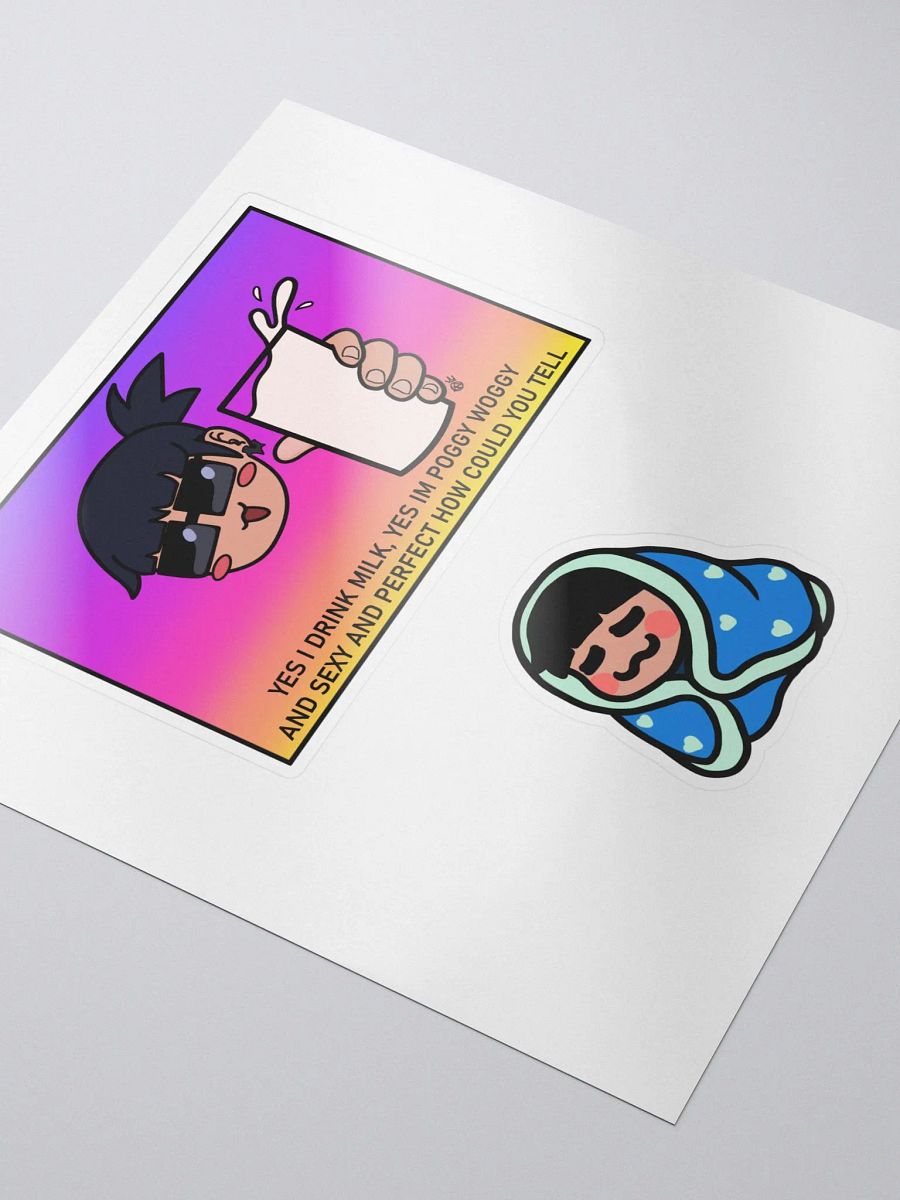 Milk and Blankie Sticker Set product image (2)