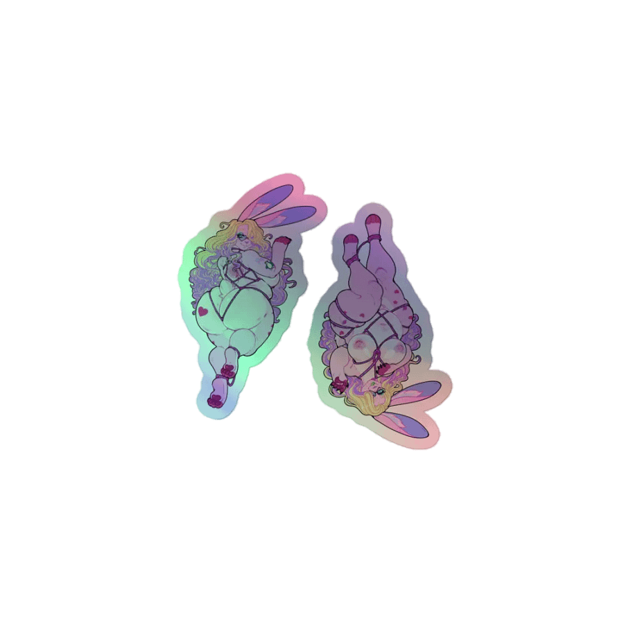 Shibari Bun Holo Sticker Set product image (1)