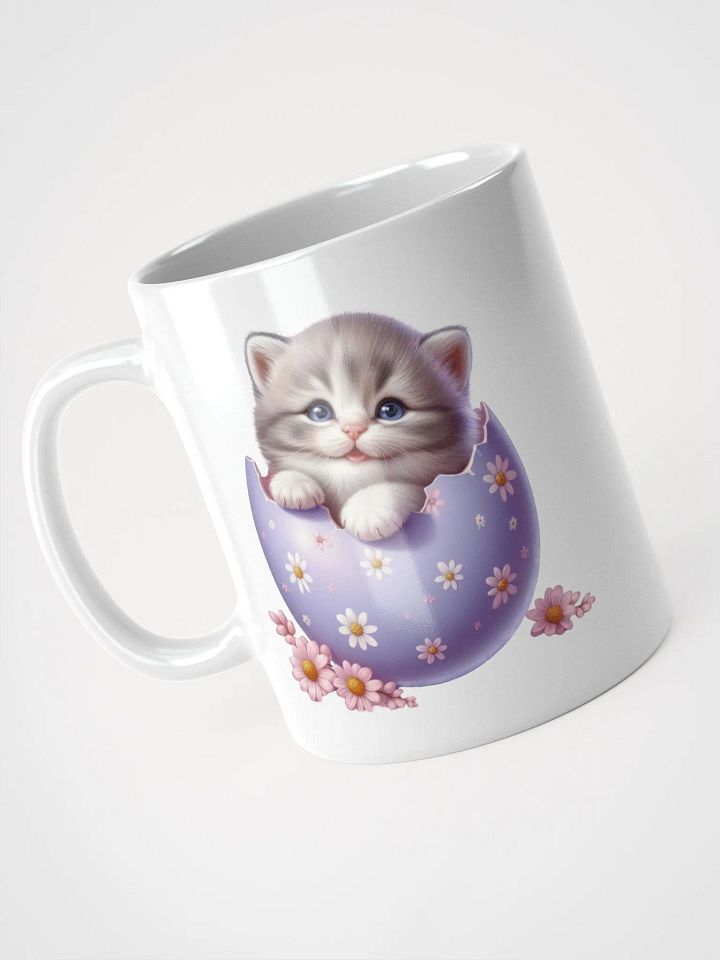 Kitty Easter Egg - White Mug product image (1)